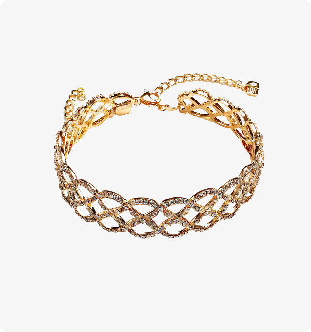 Barevný prsten s korunou a svatozářem 