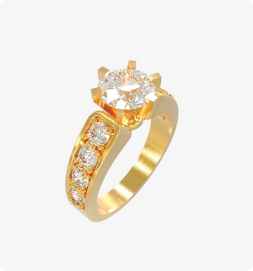 Královský perlový korunní prsten 